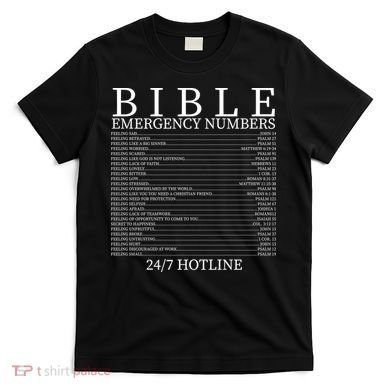 Bible Emergency Numbers T-Shirt