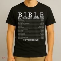 Bible Emergency Numbers T-Shirt thumb 3