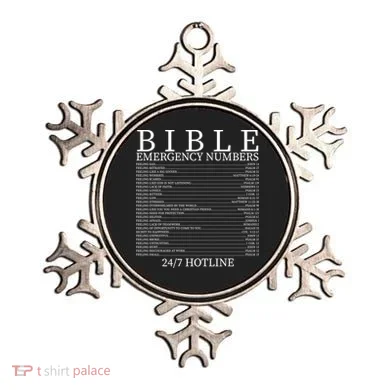 Bible Emergency Numbers Ornament