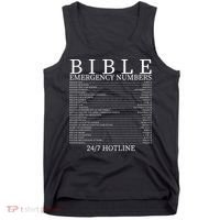 Bible Emergency Numbers Tank Top thumb 0