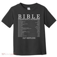 Bible Emergency Numbers Toddler T-Shirt thumb 0