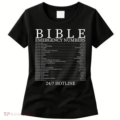 Bible Emergency Numbers Women's T-Shirt