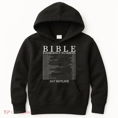 Bible Emergency Numbers Kids Hoodie