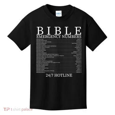 Bible Emergency Numbers Kids T-Shirt