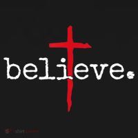 Believe In Cross Christian Saying Bucket Hat thumb 4