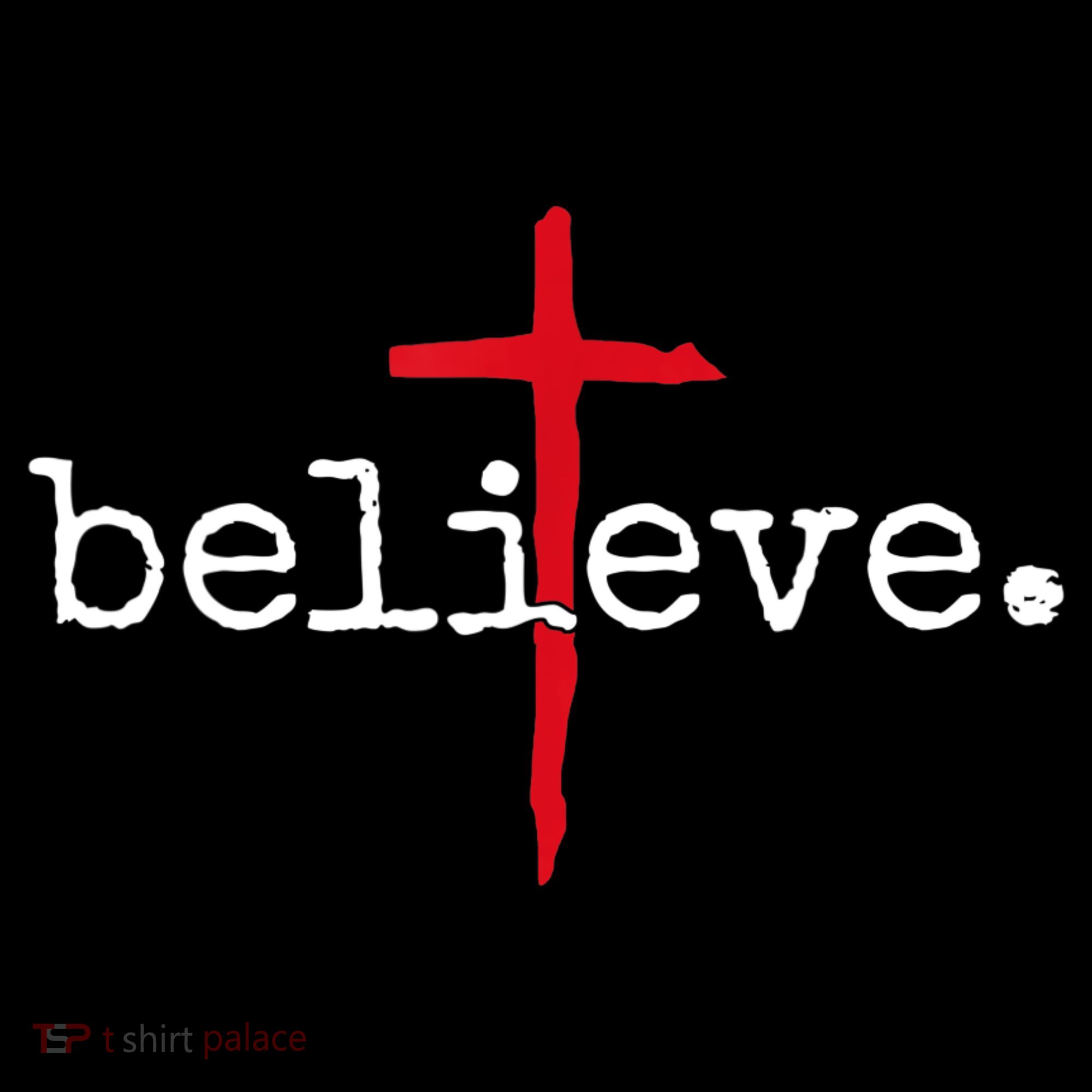 Believe In Cross Christian Saying Women's Hoodie