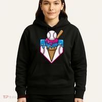 Baseball Ice Cream Dripping Drip Hoodie thumb 5