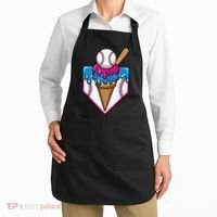 Baseball Ice Cream Dripping Drip Apron thumb 2