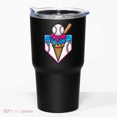 Baseball Ice Cream Dripping Drip Tumbler