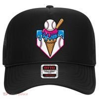 Baseball Ice Cream Dripping Drip Hat thumb 0