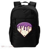 Baseball Ice Cream Dripping Baseball Home Plate Drip Backpack thumb 0