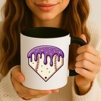 Baseball Ice Cream Dripping Baseball Home Plate Drip Coffee Mug thumb 3
