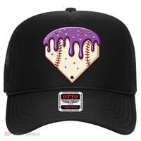 Baseball Ice Cream Dripping Baseball Home Plate Drip Hat thumb 0