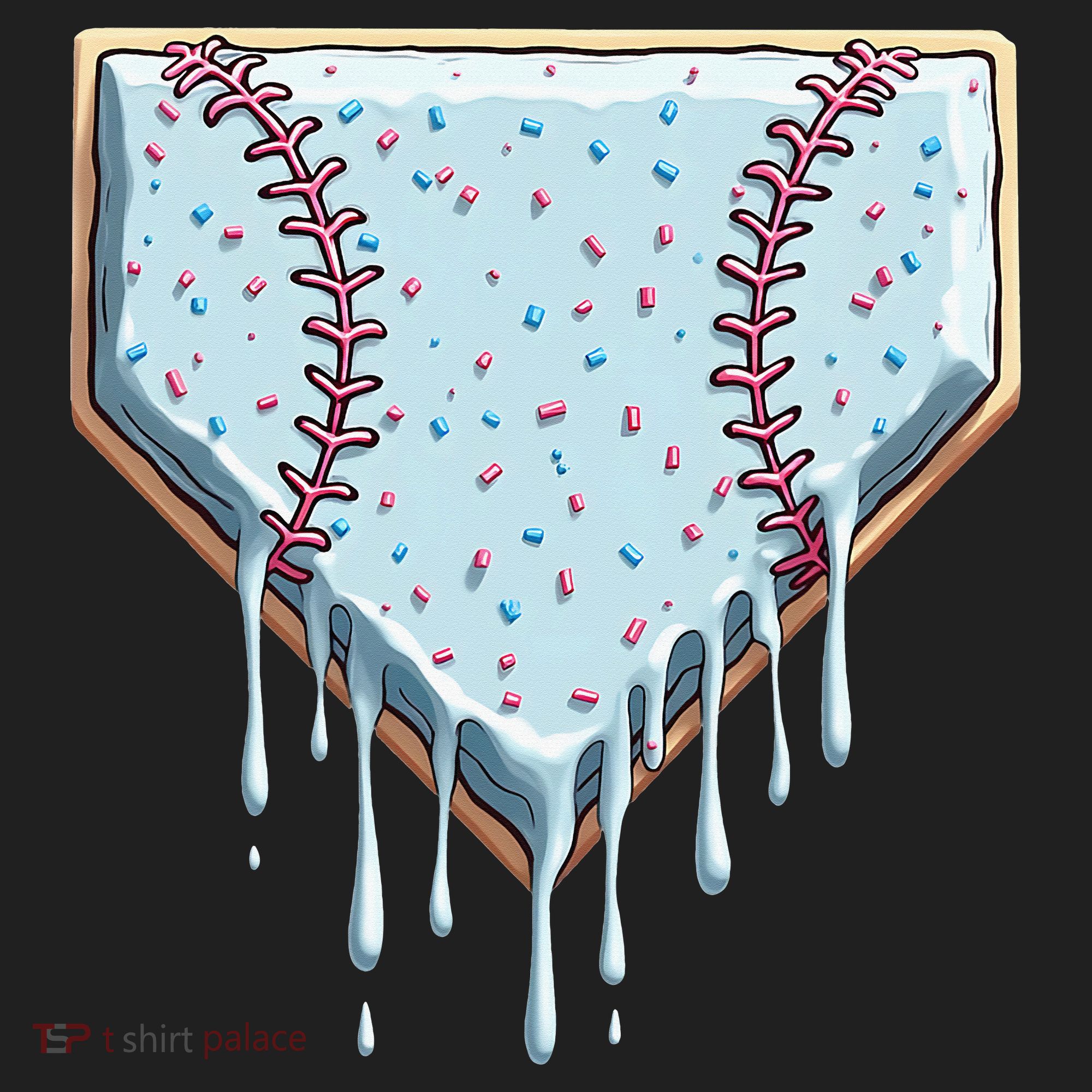 Baseball Ice Cream Dripping Women Women's Sweatshirt