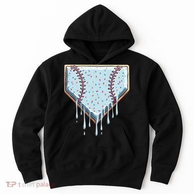 Baseball Ice Cream Dripping Women Hoodie