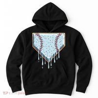 Baseball Ice Cream Dripping Women Hoodie thumb 0