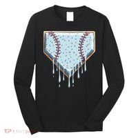 Baseball Ice Cream Dripping Women Long Sleeve Shirt thumb 0