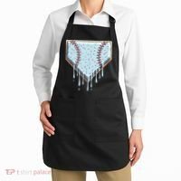 Baseball Ice Cream Dripping Women Apron thumb 2
