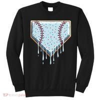 Baseball Ice Cream Dripping Women Sweatshirt thumb 0