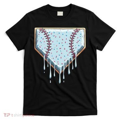 Baseball Ice Cream Dripping Women T-Shirt
