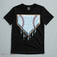 Baseball Ice Cream Dripping Women T-Shirt thumb 5