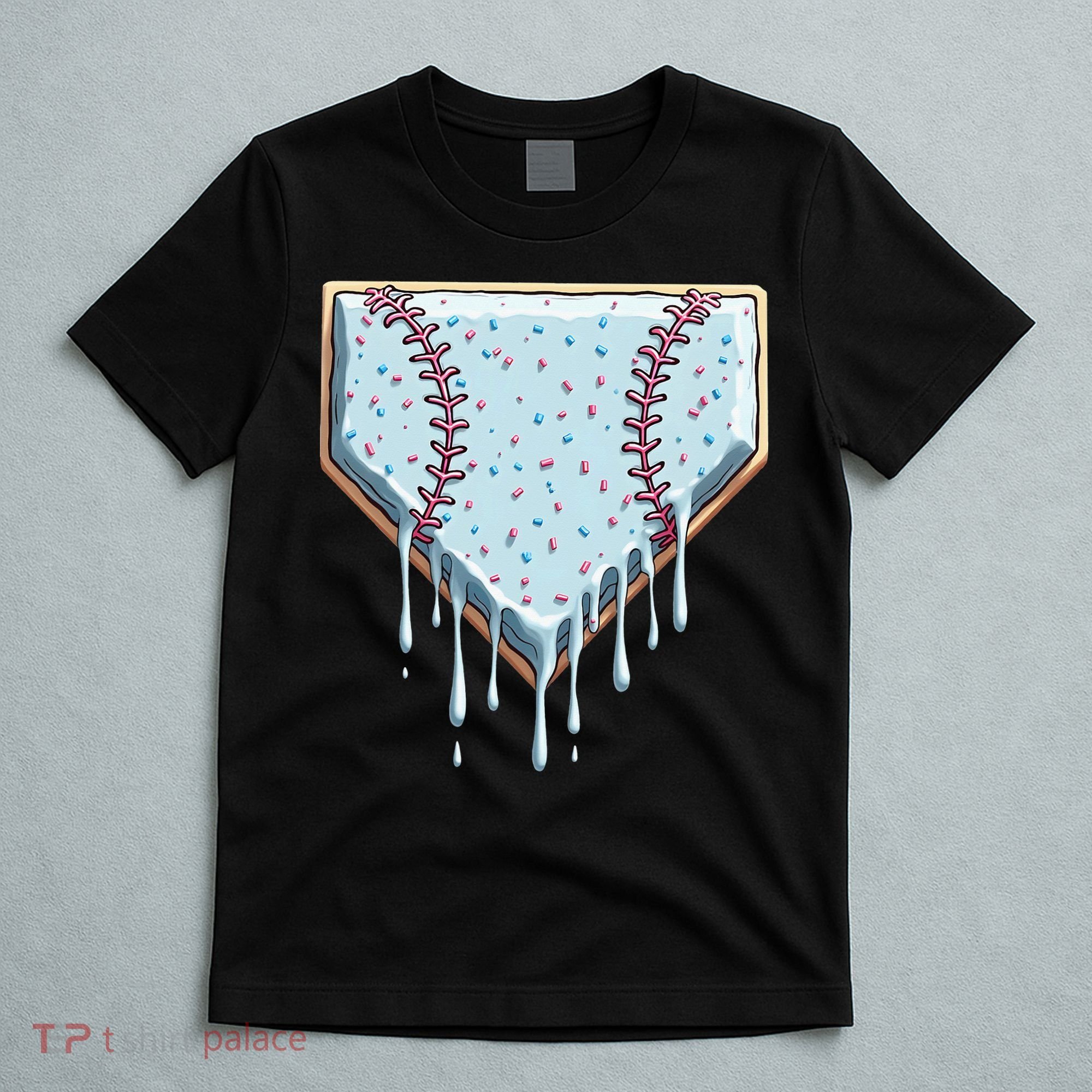 Baseball Ice Cream Dripping Women T-Shirt