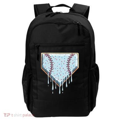Baseball Ice Cream Dripping Women Backpack