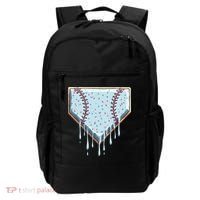 Baseball Ice Cream Dripping Women Backpack thumb 0