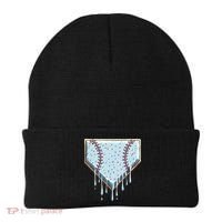 Baseball Ice Cream Dripping Women Beanie thumb 0