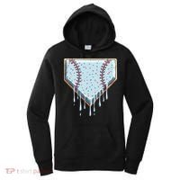 Baseball Ice Cream Dripping Women Women's Hoodie thumb 0