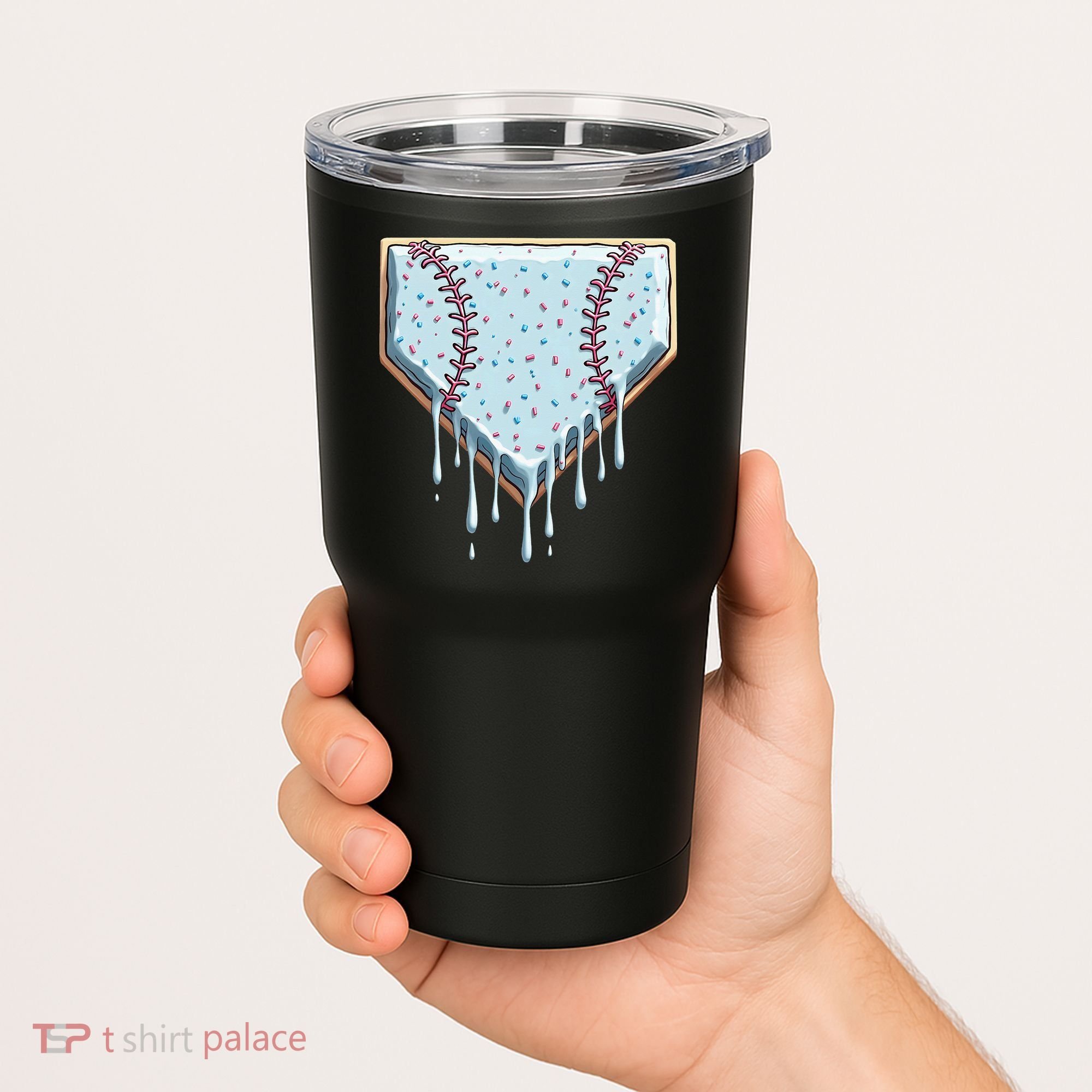 Baseball Ice Cream Dripping Women Tumbler