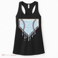 Baseball Ice Cream Dripping Women Women's Tank Top thumb 0