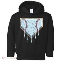 Baseball Ice Cream Dripping Women Toddler Hoodie thumb 0