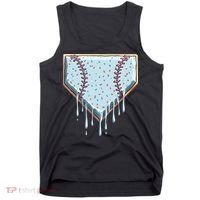 Baseball Ice Cream Dripping Women Tank Top thumb 0