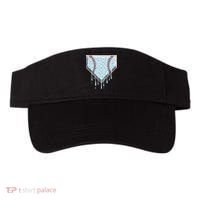 Baseball Ice Cream Dripping Women Visor thumb 0