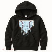 Baseball Ice Cream Dripping Women Kids Hoodie thumb 0