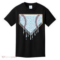 Baseball Ice Cream Dripping Women Kids T-Shirt thumb 0