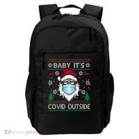 Baby It's Covid Outside Funny Ugly Christmas Backpack thumb 0