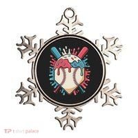 Baseball Ice Cream Dripping Baseball Home Plate Drip Ornament thumb 0