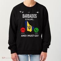 Barbados Is Calling Barbados Flag Vacation Barbados Women's Sweatshirt thumb 0