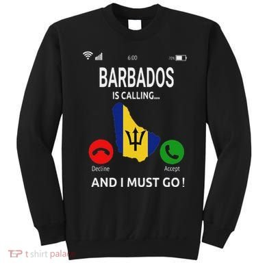 Barbados Is Calling Barbados Flag Vacation Barbados Sweatshirt