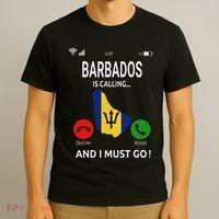 Barbados Is Calling Barbados Flag Vacation Barbados T-Shirt thumb 3