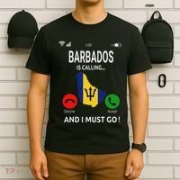 Barbados Is Calling Barbados Flag Vacation Barbados T-Shirt thumb 6