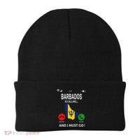 Barbados Is Calling Barbados Flag Vacation Barbados Beanie thumb 0