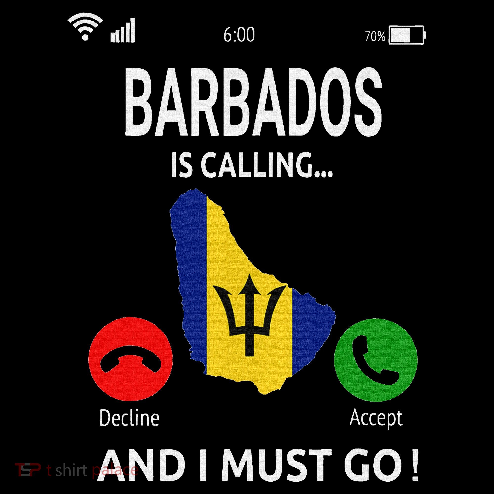 Barbados Is Calling Barbados Flag Vacation Barbados Women's Hoodie