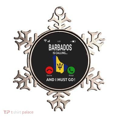 Barbados Is Calling Barbados Flag Vacation Barbados Ornament
