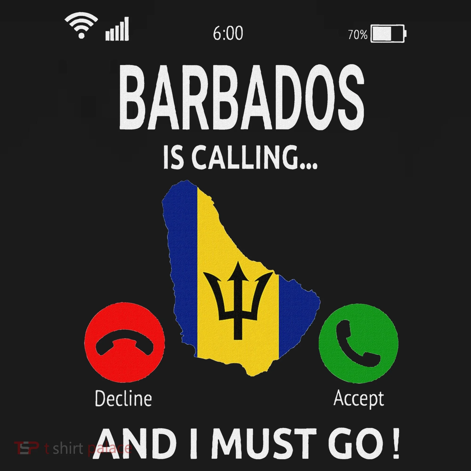 Barbados Is Calling Barbados Flag Vacation Barbados Ornament