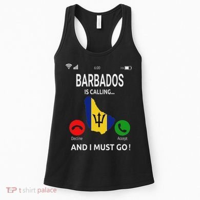 Barbados Is Calling Barbados Flag Vacation Barbados Women's Tank Top