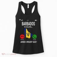 Barbados Is Calling Barbados Flag Vacation Barbados Women's Tank Top thumb 0