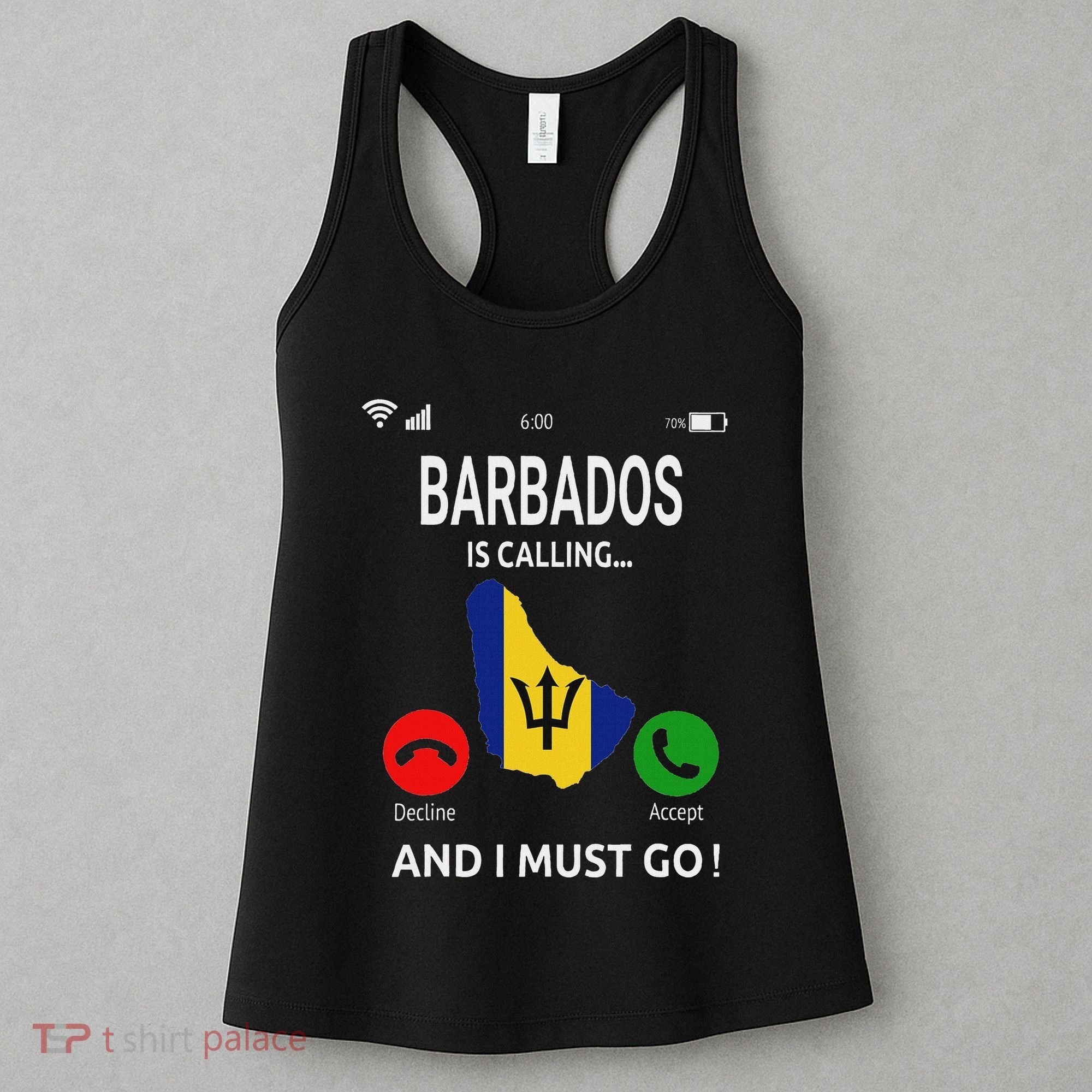 Barbados Is Calling Barbados Flag Vacation Barbados Women's Tank Top